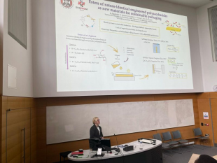 Ksenia receives the  Flash Poster Presentation award at ChemEngDayUK 2023 hosted by Queens's University Belfast