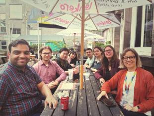 Hasan Ismaeel's PhD group photo
